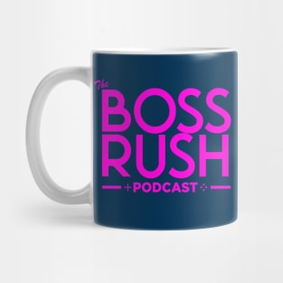 The Boss Rush Podcast Logo (Pink) Mug